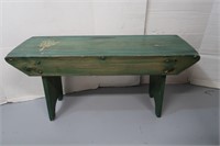 Painted Bench-33"x10"x17"H