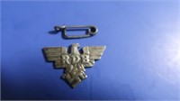 World War II German Pin w/Swastika(pin detached)