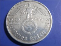 1937 German Silver Coin