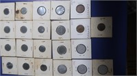 22 German Coins w/Swastikas
