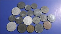 20 German Coins w/Swastikas