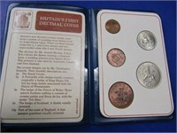 Britain's First Decimal Coins-Royal Mint