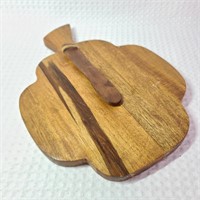 Wooden Cutting Board & Knife
