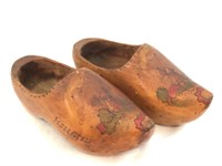 Hand Crafted and Painted Wooden Clogs/ Holland