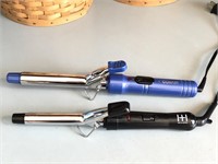 Lot of 2 Like-New Curling Irons