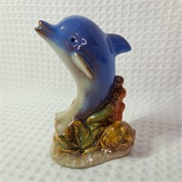 Porcelain Dolphin Figurine