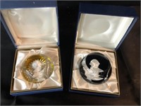 Pr. baccarat Paper weights in Original boxes