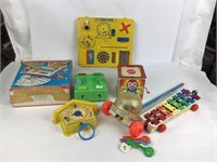 Vintage Fisher-Price Toddler Toy Jack in Box+