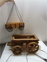 Wagon Lamp & Hanging Wagon -needs work