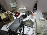 Treasure Lot - Candles, Phone, Wall Sconce, & More