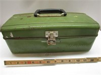 Vintage Metal Tool Box & Contents