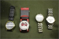 (4) Assorted Wrist Watches