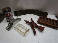 STP Oil, Spout, Army Belt, & More  - Pick up only