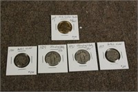 2001 P North Carolina Gold Plated Quarter, 1929 &