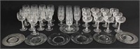 39 Pcs Rock Sharpe 1004-1 Glasses & Plates