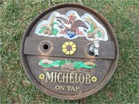 Michelob on Tap Beer Barrel Sign