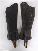 Vintage Leather Leg Guards