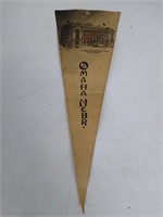 Vintage Omaha Pennant--10"