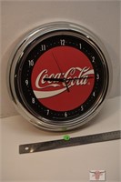 12" Coca-Cola battery operated Clock