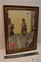 Norman Rockwell picture 12" x 16"