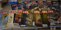 12 - 1960's Life Magazines
