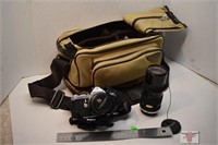 35mm. Pentax Camera /bag/accessories
