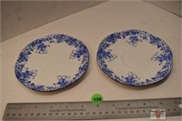 2 - Shelly "Dainty Blue" plates