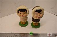 2 - Inuit Bobble Heads