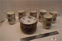 12 - Royal Albert "Petit Point" cups and Saucers