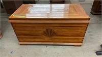 Large wooden chest. 36x18x20 inches