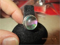 925 Opalescent Ring-6.4 g