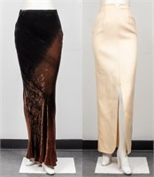 Bill Blass & Other Tall Full-Length Skirts, 2