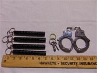 Handcuffs & Mini-Batons