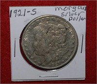 1921-S Morgan Silver Dollar