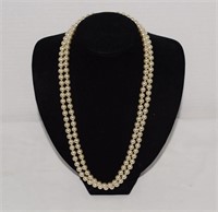 Two Strand Pearl Necklace