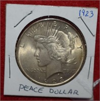 1923 Peace Silver Dollar