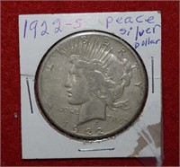 1922-S Peace Silver Dollar