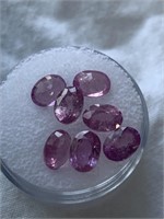 8.63ct tw Pink Sapphire Gemstones in Gem Jar