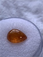 4.49ct Fanta Orange Garnet Gemstone in Gem Jar