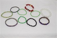 Ten Beaded Bracelets