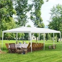 Costway Party Tent White with Metal Frame