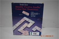 Double Twelve Jumbo Color Dot Dominoes