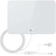 Amplified Indoor HDTV Antenna Ultra Thin White