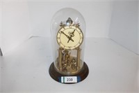 Vintage Schatz Glass Domed Anniversary Clock.