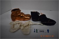 Vintage Baby Shoes & Ballet Slippers