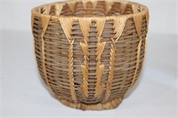 Vintage Hand Woven Decorative Basket