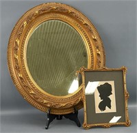 Victorian Mirror and Silhouette