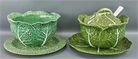 Portuguese 'Cabbage Leaf' Pattern Servers