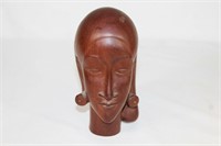 Signed Balinese Indonesia Women's Wood head