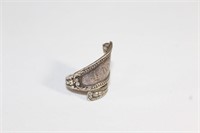 1912 Sterling Silver Spoon Ring